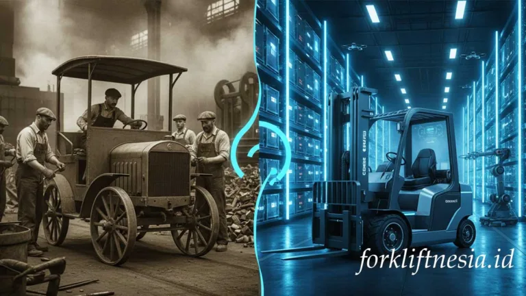 Sejarah Forklift Lengkap: Evolusi Dari Tructractor 1917 Hingga Era Otonom
