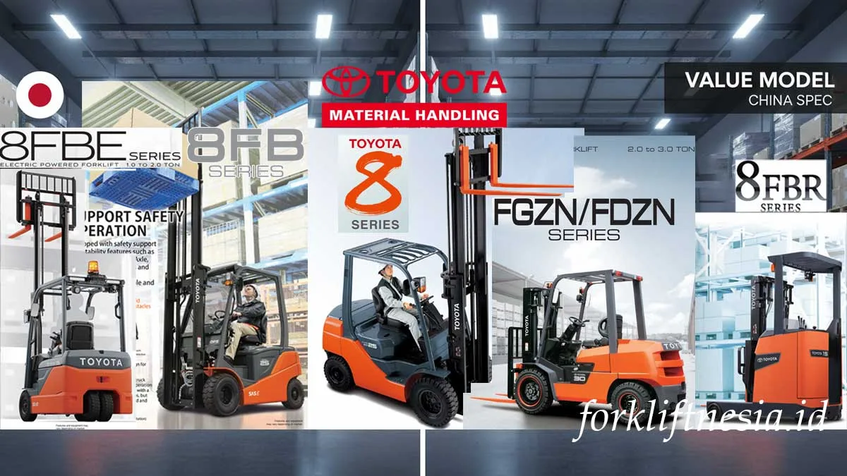 Harga dan Spesifikasi Forklift Toyota 1.5 Ton Terbaru (8FG/8FD Series)