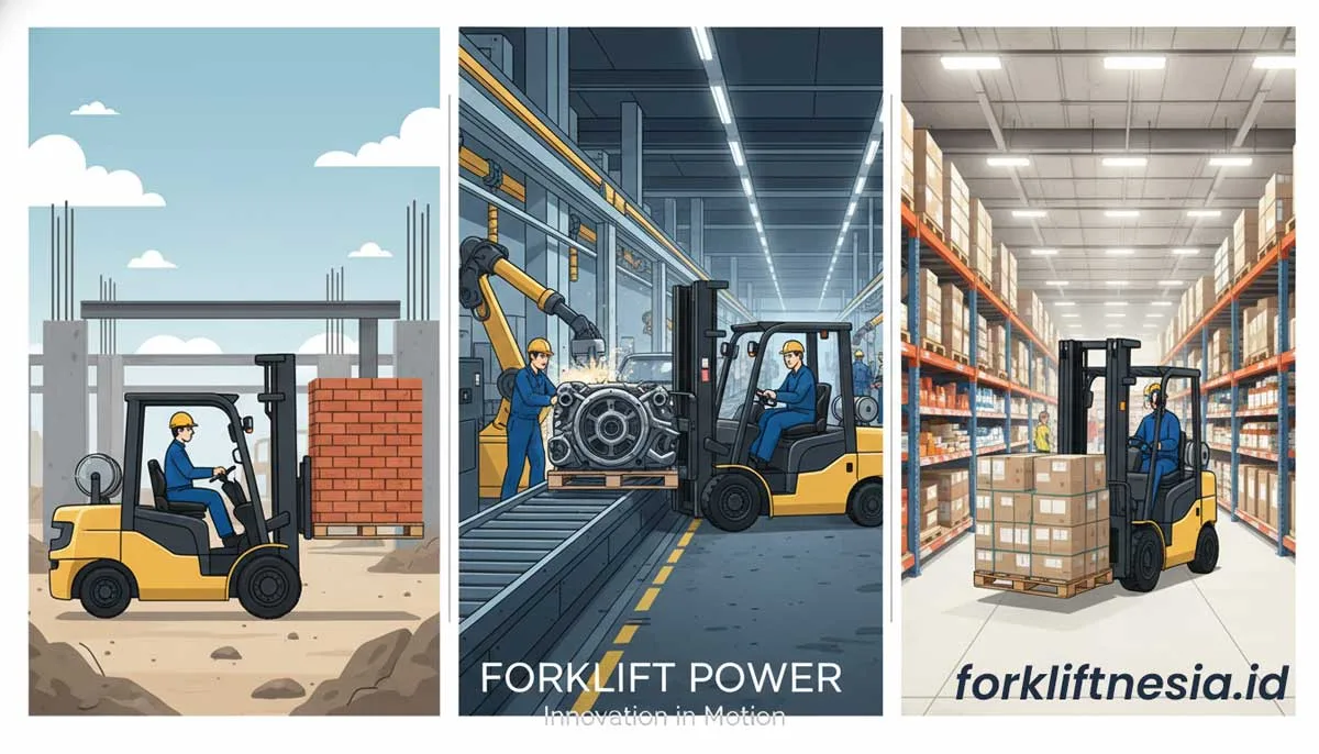 Bukan Hanya Gudang, Inilah 7 Industri yang Membutuhkan Forklift untuk Efisiensi Maksimal