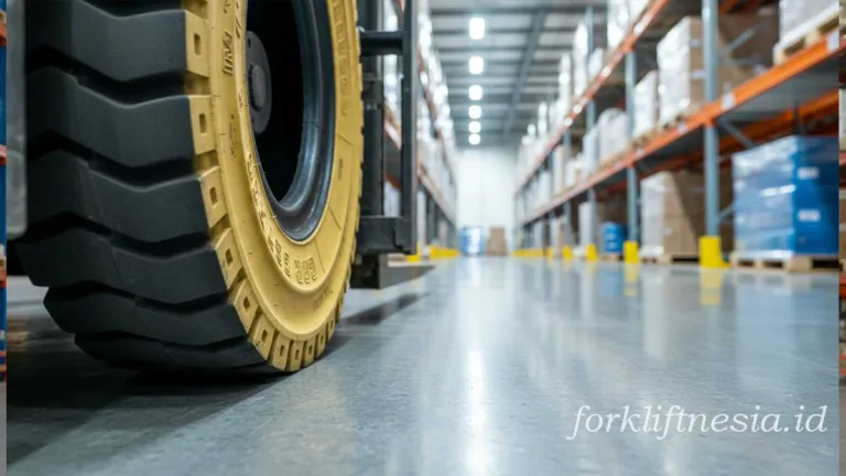 Ban Forklift Anti-Selip Rekomendasi Terbaik untuk Gudang Licin