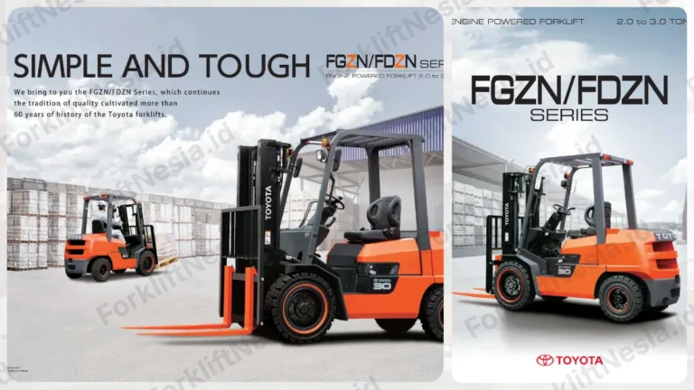 Forklift Toyota FGZN/FDZN Series (Kapasitas 2-3 Ton)