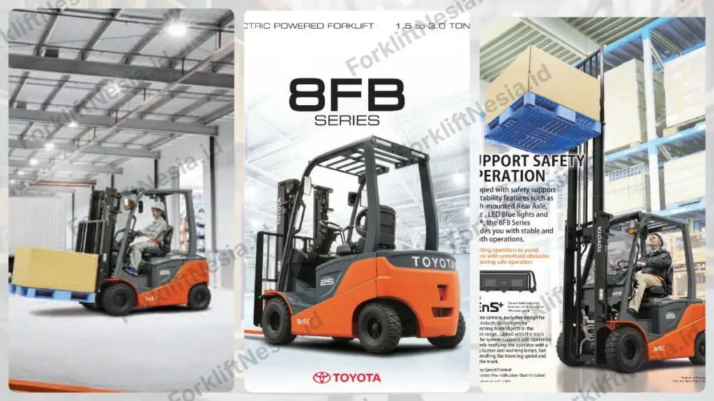 forklift elektrik Toyota 8FB Series